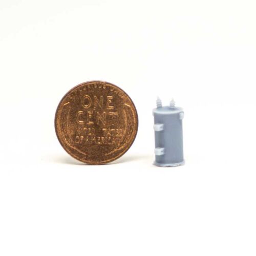All Scale Miniatures 870926 Single Phase Distribution Transformers -- pkg(5), HO Scale