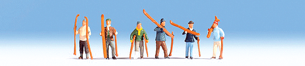 Noch Gmbh & Co 15829 Skiers -- Set