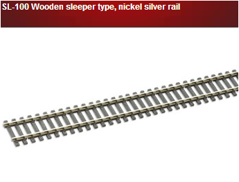 Peco SL-100 Wooden sleeper type Code 100 Flex Track , nickel silver rail (code 100), Box of 25 (36 inch), HO