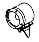 Details West 109 SP Barrel-Type Headlight -- Hinged Face, HO Scale