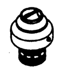 Details West 125 Spark Arrestors "Super" -- Harco Centrifugal pkg(2), HO Scale