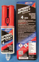 Deluxe Materials Ltd AD73 Speed Epoxy II - 4-Minute Set Time -- 15/16oz 28g Syringe