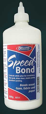 Deluxe Materials Ltd AD11 Speedbond White Glue -- 17.6oz 500g