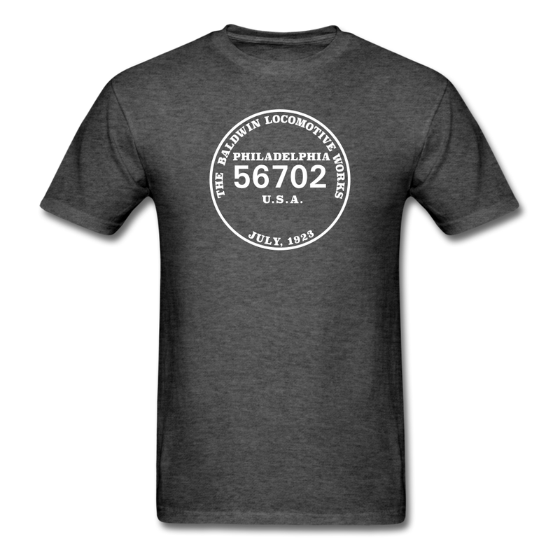 Baldwin Locomotive Works Builder's Plate - Unisex Classic T-Shirt - heather black
