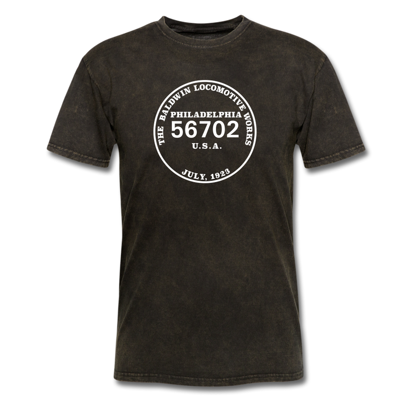 Baldwin Locomotive Works Builder's Plate - Unisex Classic T-Shirt - mineral black