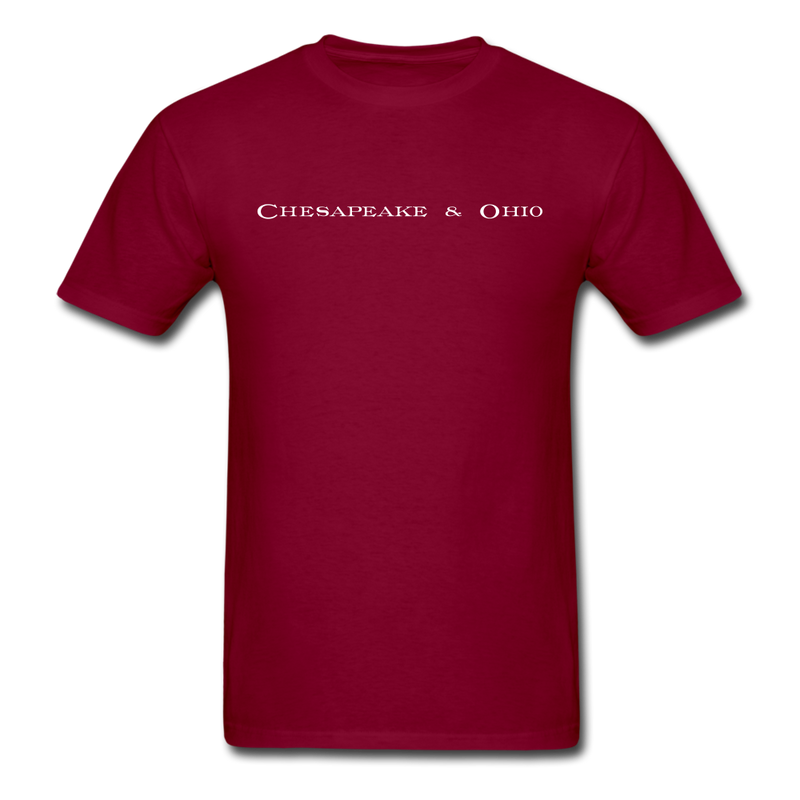 Chesapeake & Ohio - Unisex Classic T-Shirt - burgundy