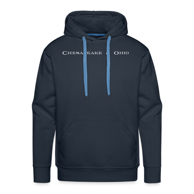 Chesapeake & Ohio - Men’s Premium Hoodie - navy