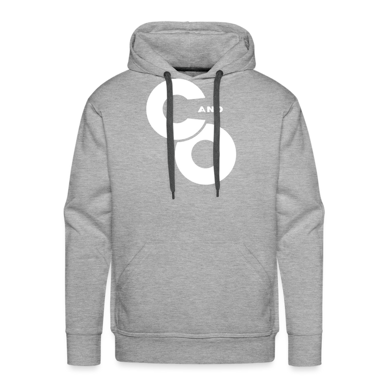 C and O Logo - Men’s Premium Hoodie - heather grey