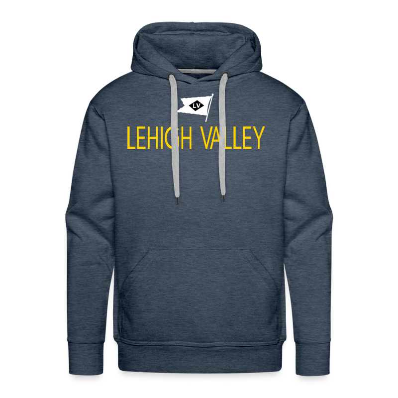 Lehigh Valley - Men’s Premium Hoodie - heather denim