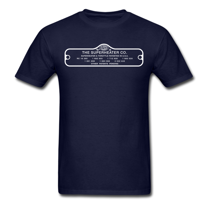 The Superheater Co Contoured - Unisex Classic T-Shirt - navy