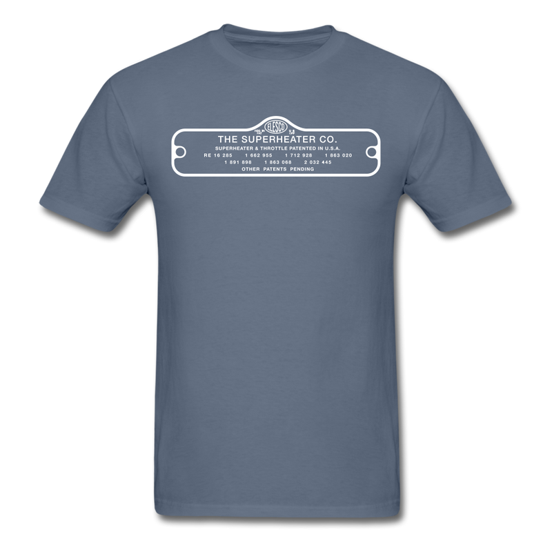 The Superheater Co Contoured - Unisex Classic T-Shirt - denim