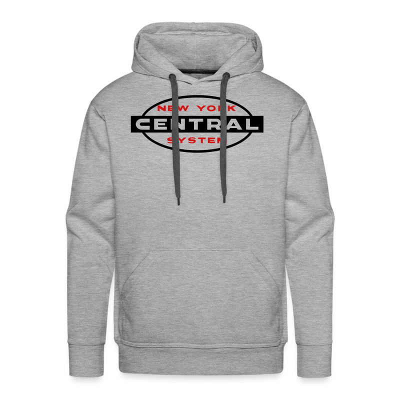 New York Central System - Men’s Premium Hoodie - heather grey