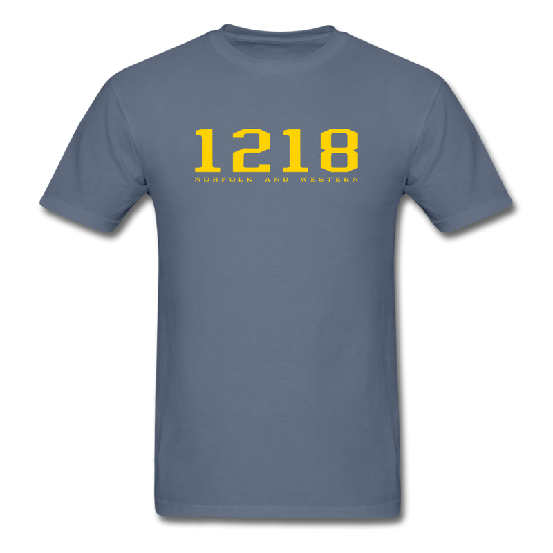 Norfolk and Western 1218 - Unisex Classic T-Shirt - denim