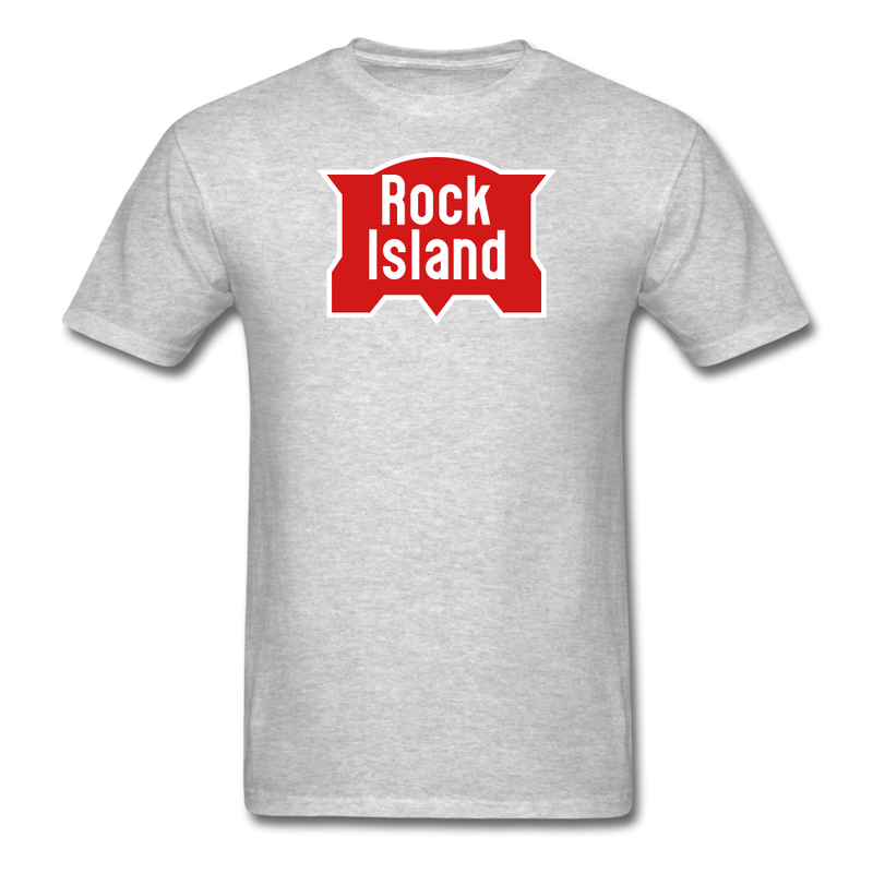 Rock Island Logo - Unisex Classic T-Shirt - heather gray