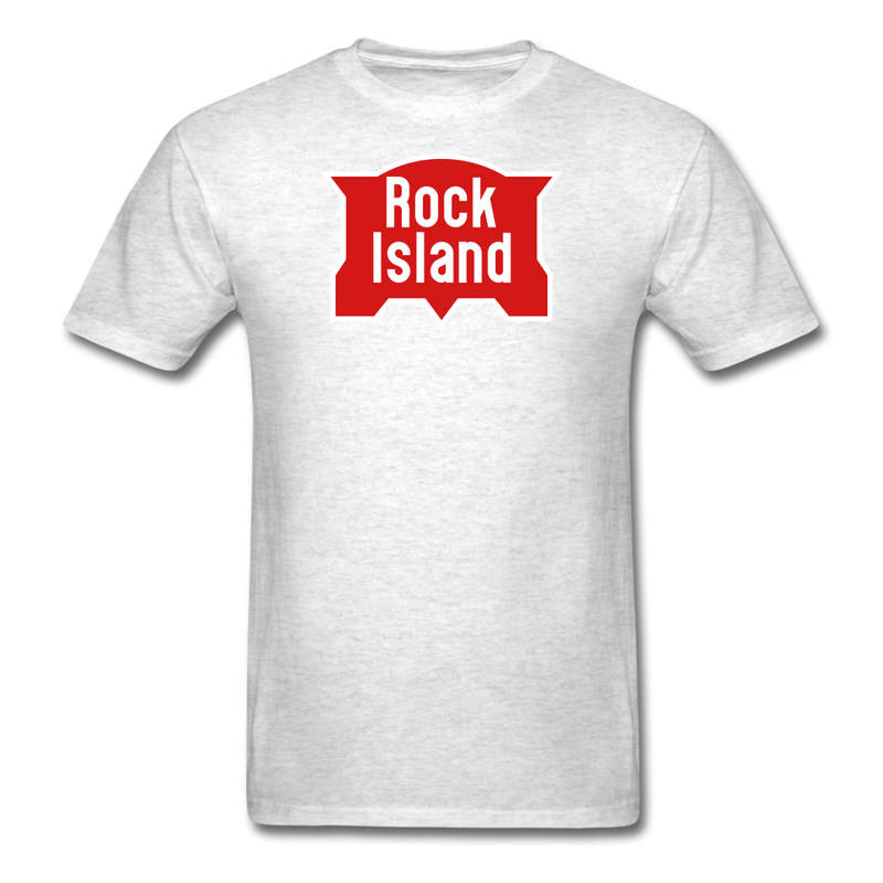 Rock Island Logo - Unisex Classic T-Shirt - light heather gray