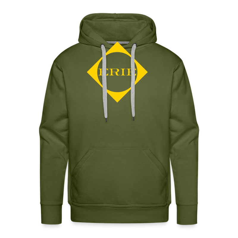 Erie Logo - Men’s Premium Hoodie - olive green
