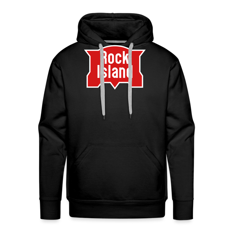 Rock Island Logo - Men’s Premium Hoodie - black