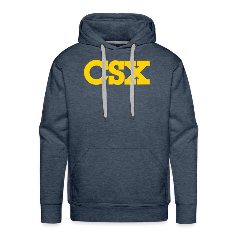 CSX - Men’s Premium Hoodie - heather denim