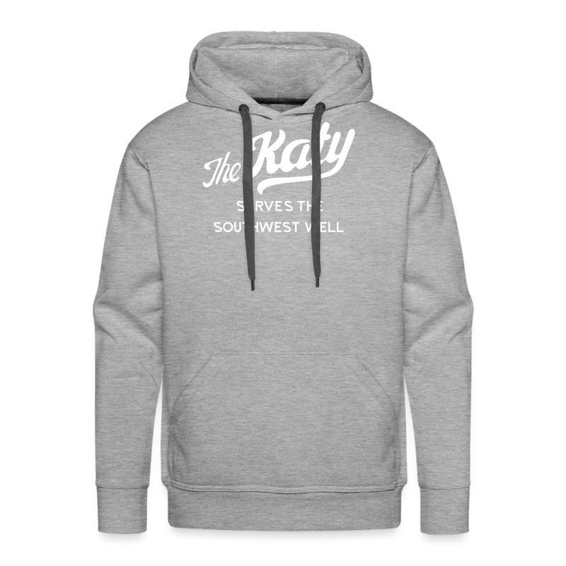 The Katy Serves the Southwest Well - Men’s Premium Hoodie - heather grey