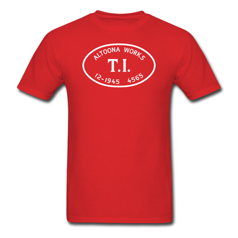 Altoona Works PRR T1 Builder's Plate - Unisex Classic T-Shirt - red