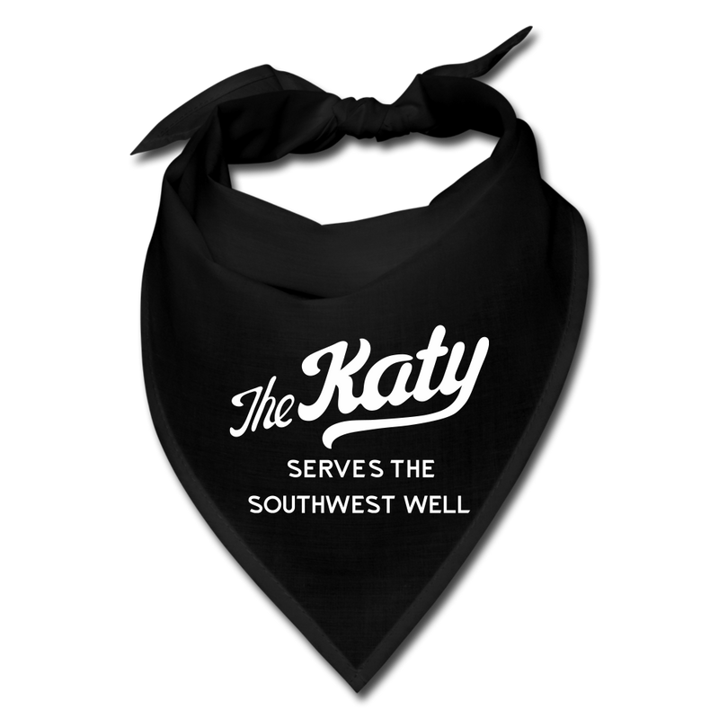 The Katy Serves the Southwest Well - Bandana - black