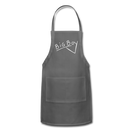 Union Pacific Big Boy Chalk Scrawl - Adjustable Apron - charcoal