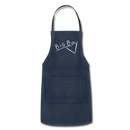 Union Pacific Big Boy Chalk Scrawl - Adjustable Apron - navy