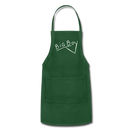 Union Pacific Big Boy Chalk Scrawl - Adjustable Apron - forest green
