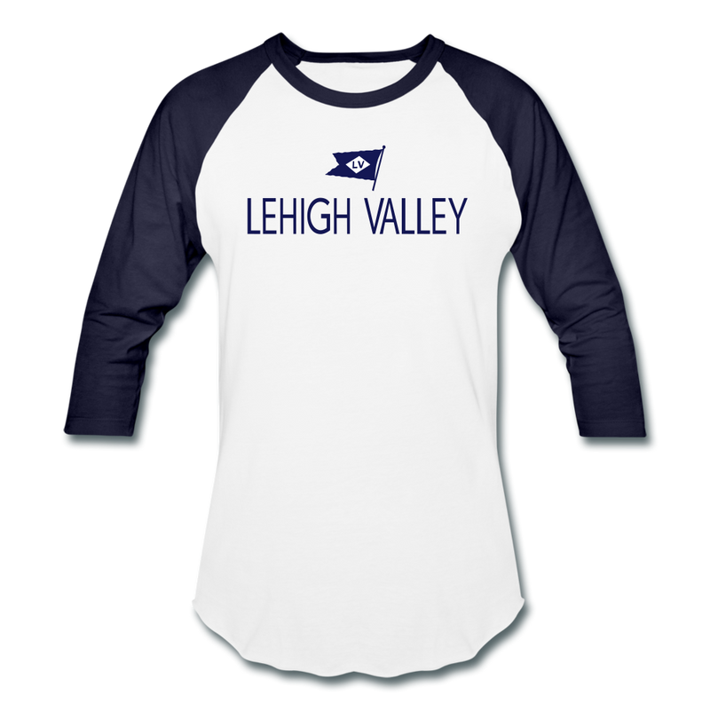 Lehigh Valley - Baseball T-Shirt - white/navy