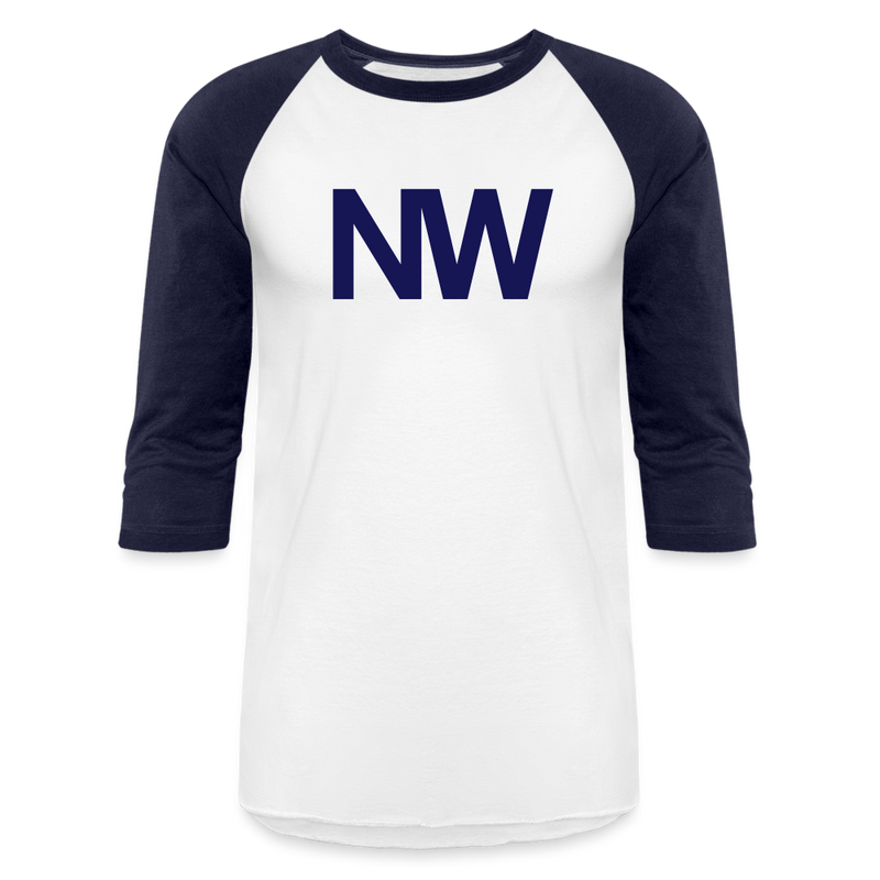Norfolk & Western - Baseball T-Shirt - white/navy