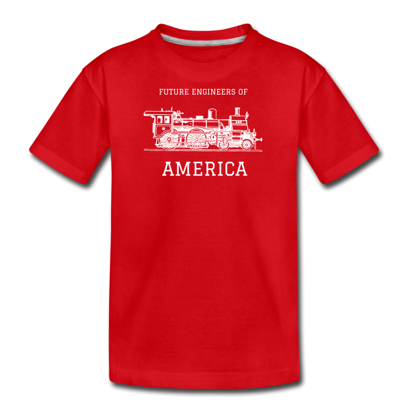 Future Engineers of America - Kids' Premium T-Shirt - red