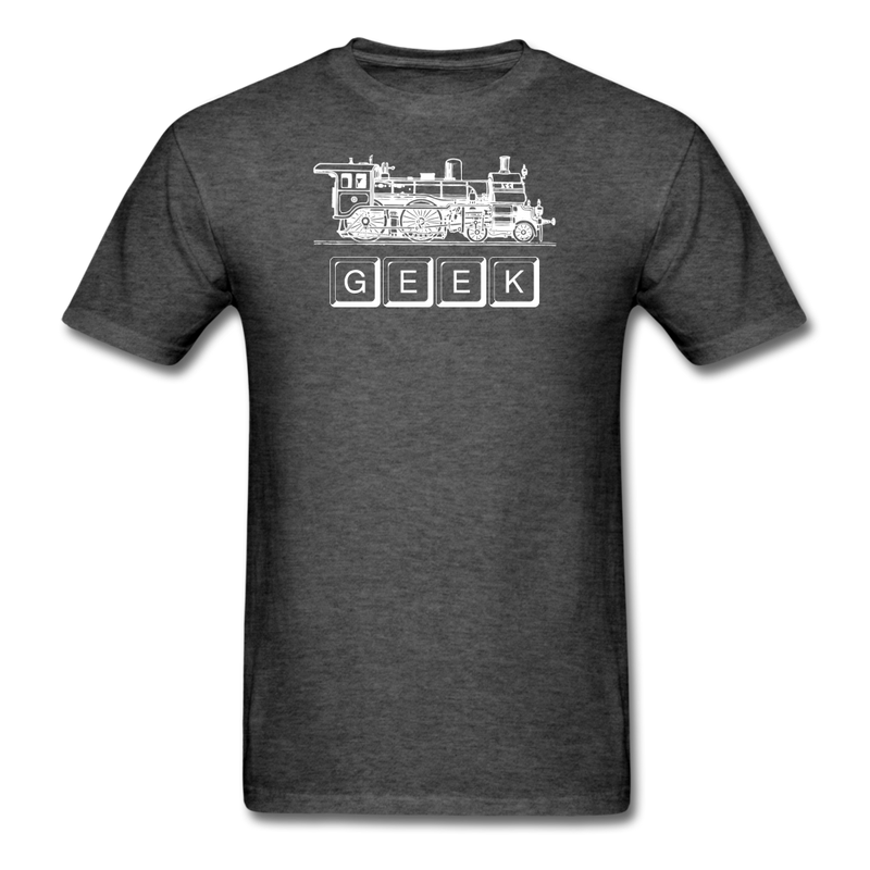 Train Geek - Unisex Classic T-Shirt - heather black
