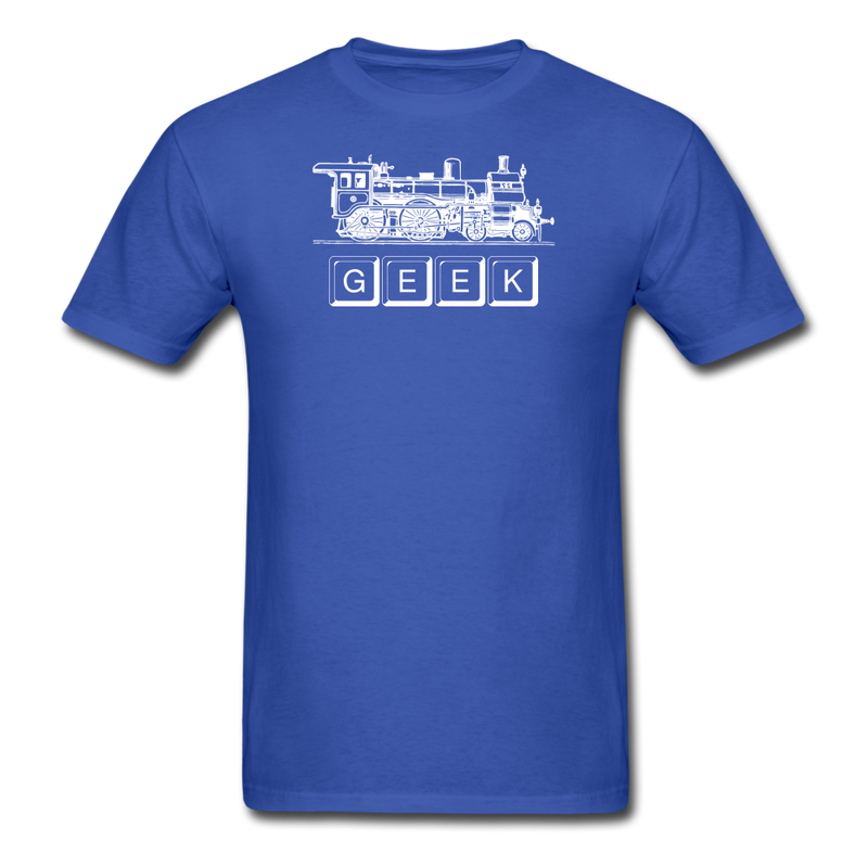 Train Geek - Unisex Classic T-Shirt - royal blue