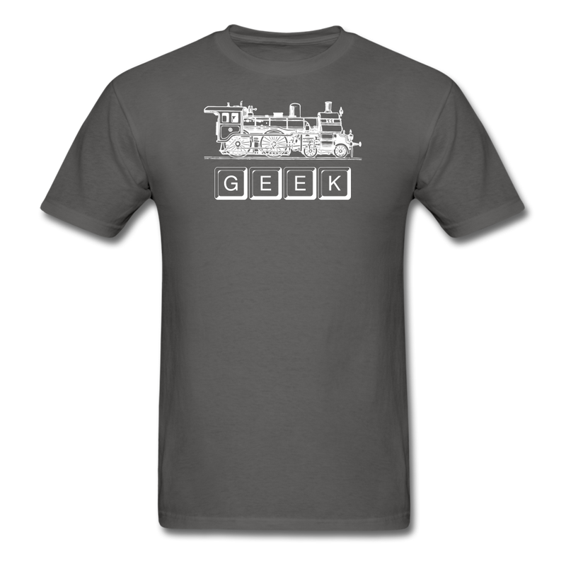Train Geek - Unisex Classic T-Shirt - charcoal