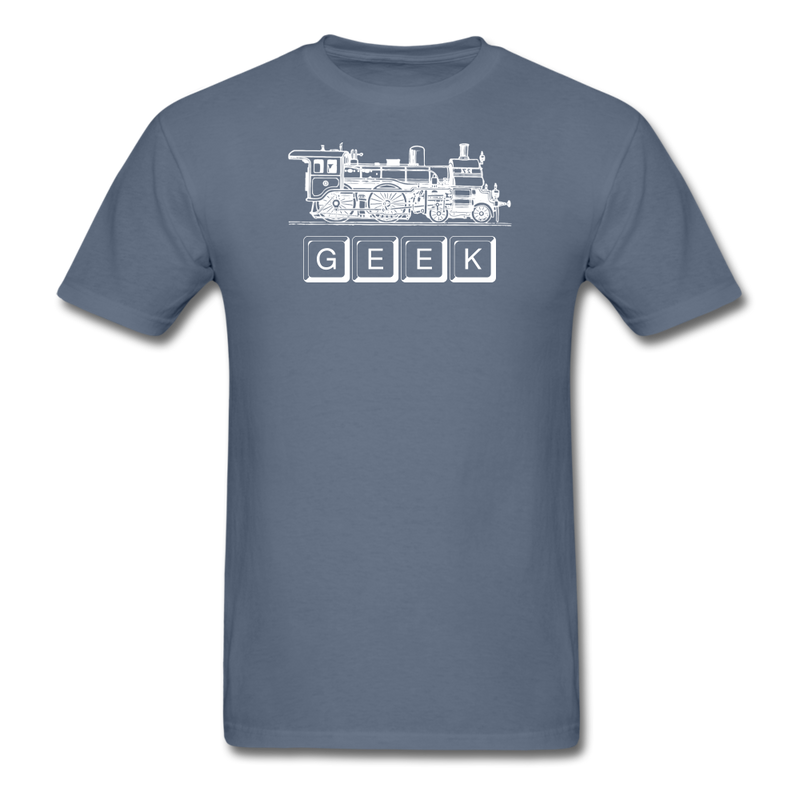 Train Geek - Unisex Classic T-Shirt - denim