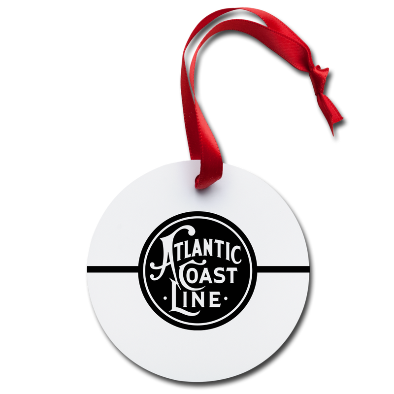 Atlantic Coast Line Holiday Ornament - white