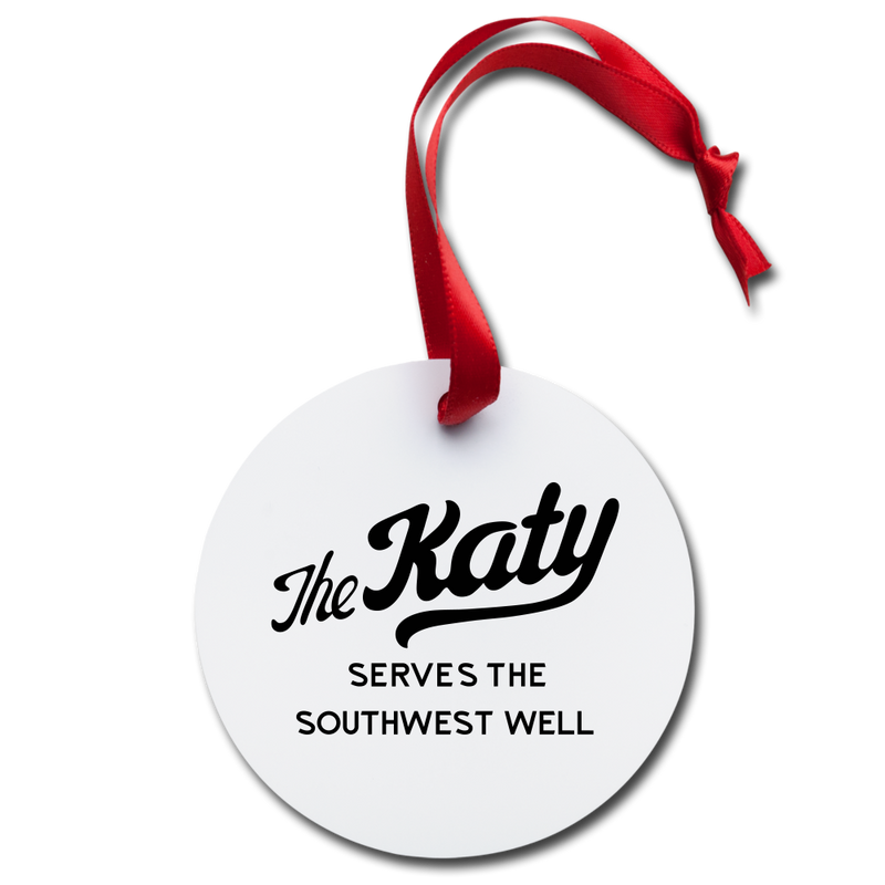 The Katy Serves the Southwest Well Holiday Ornament - white