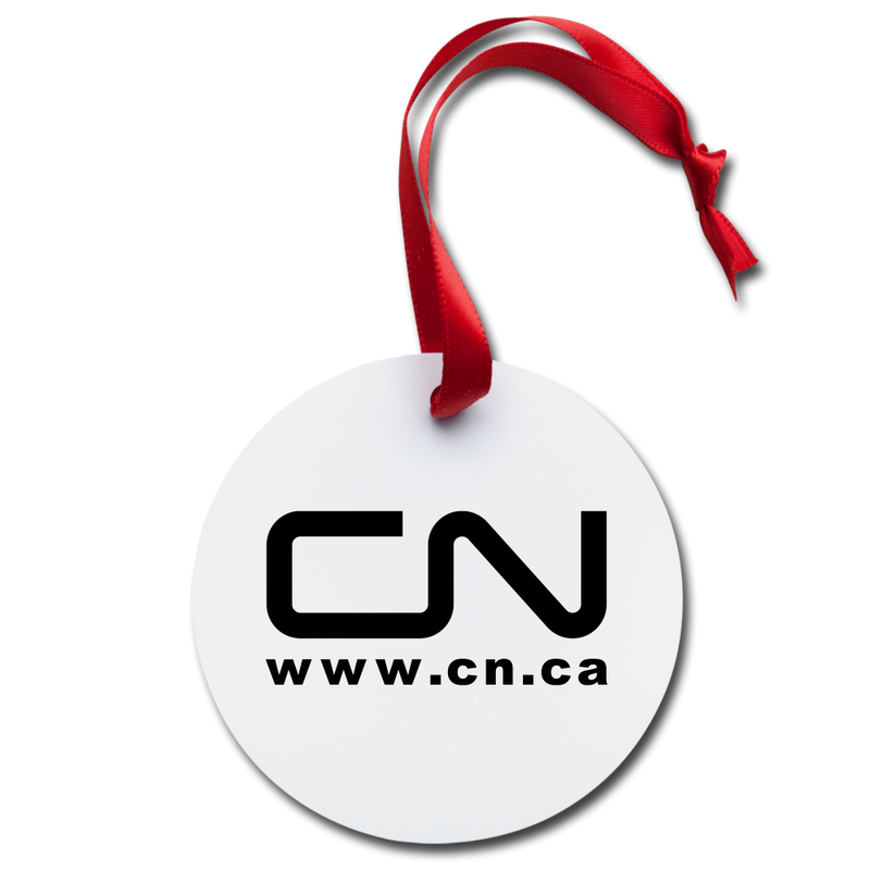 CN Holiday Ornament - white