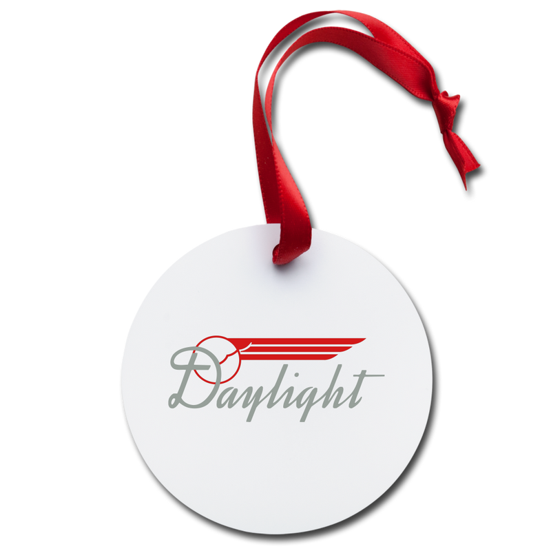 SP Daylight Holiday Ornament - white