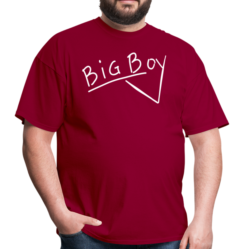 UP Big Boy Chalk Scrawl - Unisex Classic T-Shirt - dark red