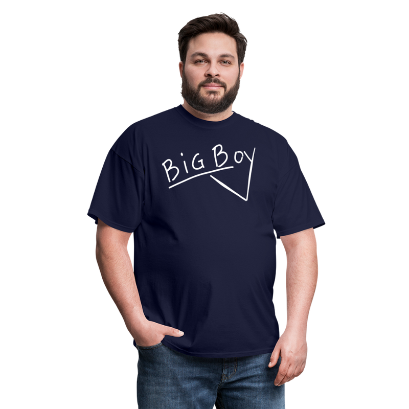 UP Big Boy Chalk Scrawl - Unisex Classic T-Shirt - navy