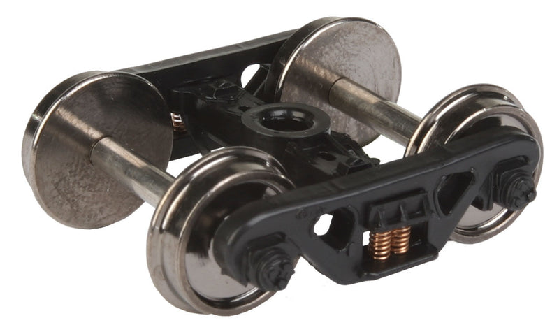 Walthers 920-2010 Sprung Trucks w/36" Metal RP-25 Wheels & Axles -- 100-Ton ASF Roller Bearing - 1 Pair, HO Scale