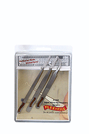 Profile Accessories Inc. 1200 Stainless Steel Tweezer Set -- 2 straight, 1 curved