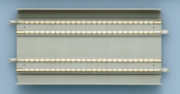 TomyTec Co LTD 1066 Straight Double Slab Track DS140-SL - Fine Track -- 5-1/2" 140mm pkg(2), N Scale