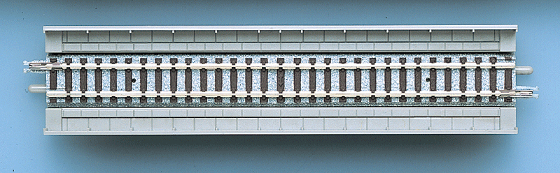 TomyTec Co LTD 1076 Straight Overhead Viaduct Track HS158.5 - Fine Track -- 6-1/4" 158.5mm pkg(2), N Scale