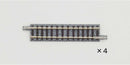 TomyTec Co LTD 18032 Straight Track S72.5 - Fine Track -- 2-7/8"  72.5mm pkg(4), N Scale