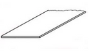 Plastruct 91104 SSS-104 4pk STYRENE SHEET .040