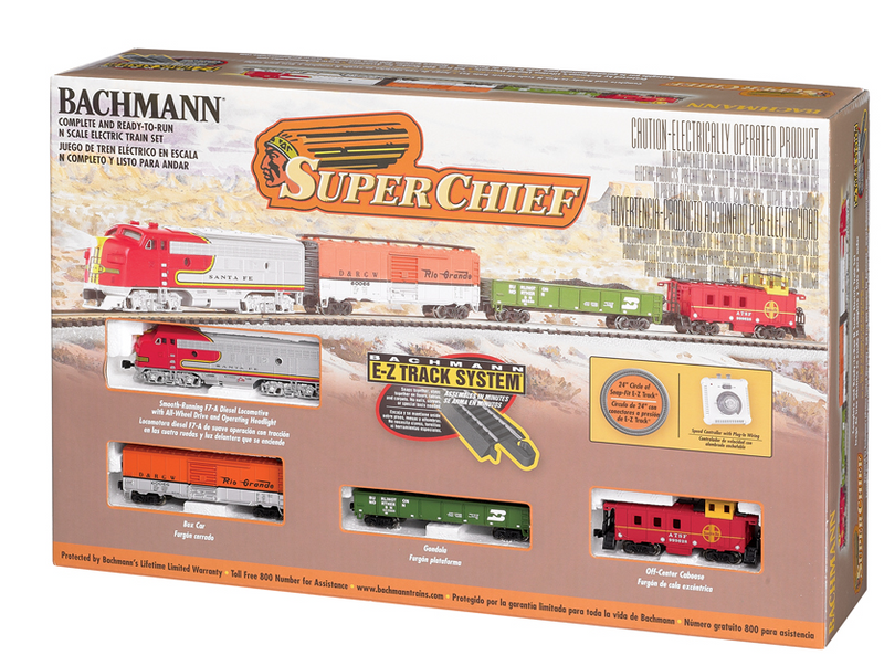 Bachmann 24021 Super Chief Train Set, N Scale