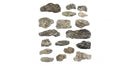 Woodland Scenics WOO1140 Surface Rocks - Ready Rocks -- 18 Pieces, All Scales