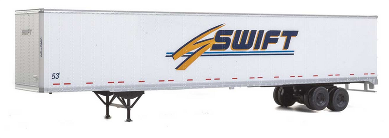 Walthers SceneMaster 949-2457 53' Stoughton Trailer 2-Pack - Assembled -- Swift, HO